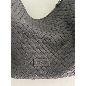 Clare Woven Leather Handbag